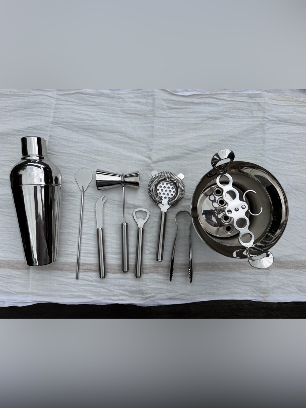 Stainless Steel Barware Set